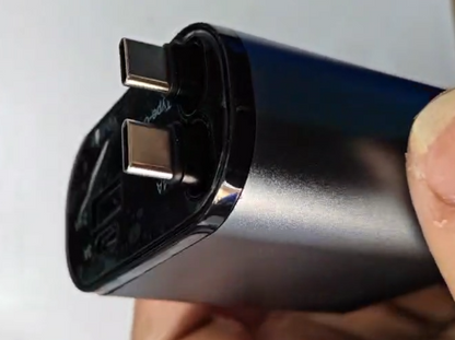 Car charger digital display fast charging 120 watt metal car charger 4-in-1 mobile phone charger