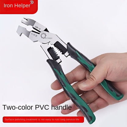 Heavy-duty deluxe industrial-grade multi-functional wire cutters with elbows