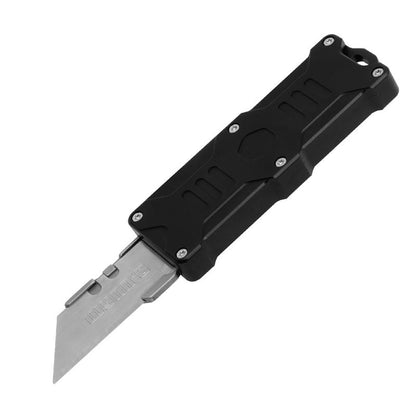 Thickened heavy-duty aluminum alloy utility knife, cable stripper, woodworking knife, trapezoidal blade, wallpaper knife