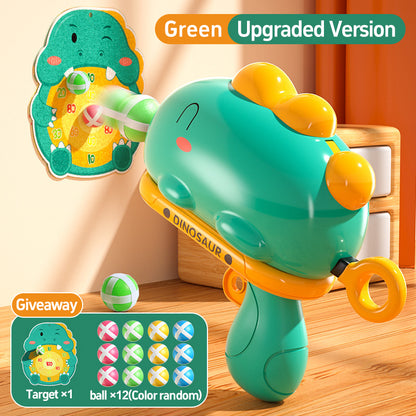 Children's Dinosaur Ball Toy Sticky Ball Shooting Parent-Child Interactive Ball Toy Dartboard Toy