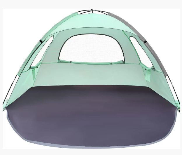 Seaside beach UV resistant, durable, lightweight, windproof, rainproof, foldable Oxford automatic outdoor camping tent