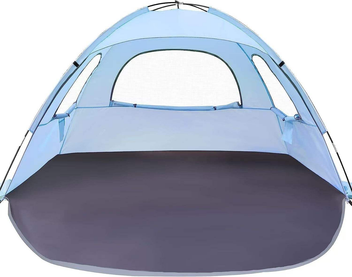 Seaside beach UV resistant, durable, lightweight, windproof, rainproof, foldable Oxford automatic outdoor camping tent