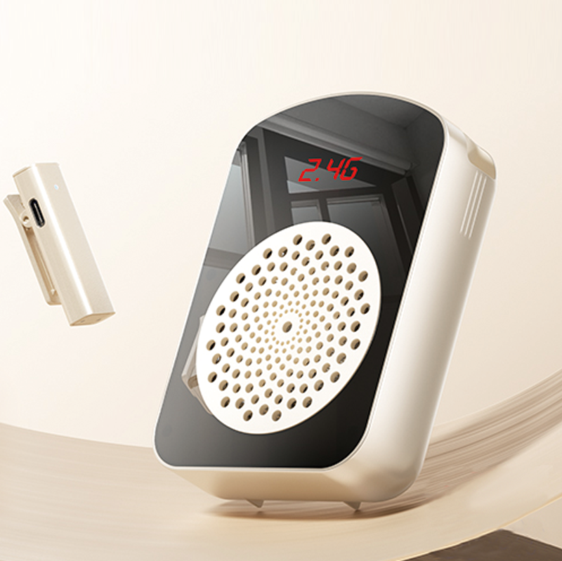 Portable Bluetooth lapel microphone with C-type connector