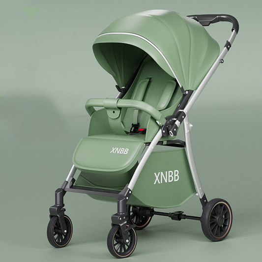 Foldable baby stroller, high-view all-terrain, with reversible umbrella stroller